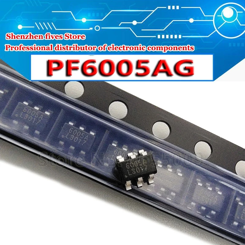 (5piece)100% New PF6000AG PF6003AG PF6005AG 6000A 6003A 6005A SOT23-6 SMD power chip IC | Электронные компоненты и