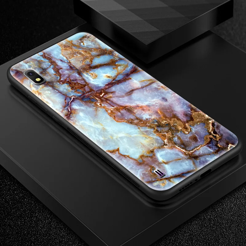 W345 Закаленное Стекло чехол для samsung Galaxy A10 A80 A90 A6S A8S A20 A30 A40 A50 A70 J4 плюс M10 M20 M30 S8 S9 S10+ защитный чехол - Цвет: W345