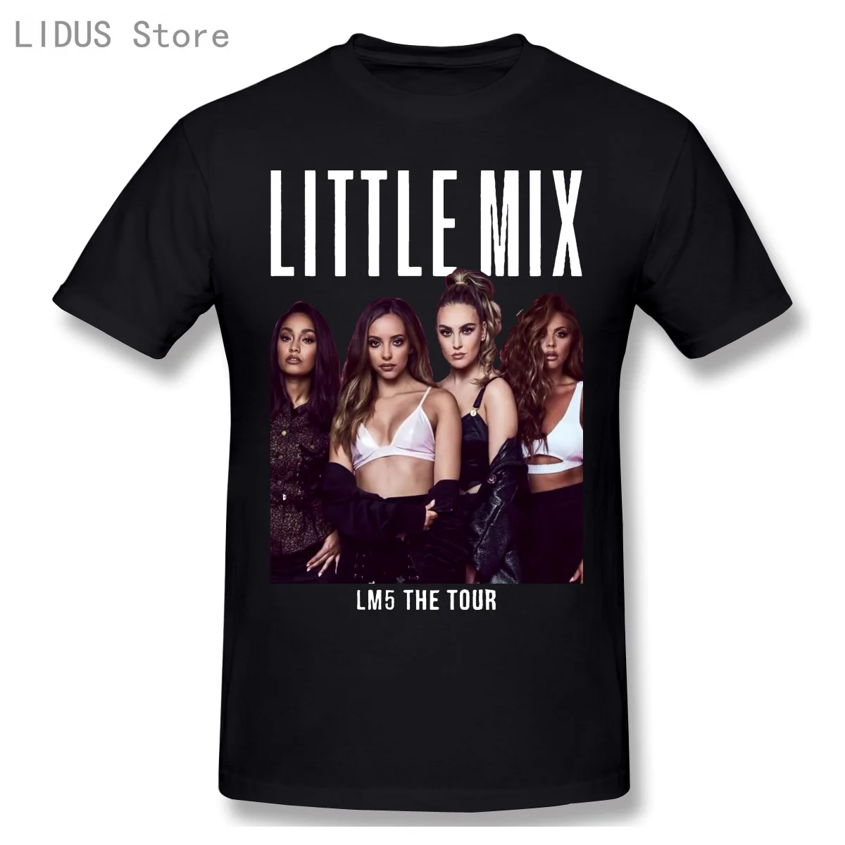 

2021 Fashion Graphic T-shirt Cartoon Anime Little Mix Girls LM5 Music Short Sleeve Casual Men O-neck 100% Cotton T shirt Tee Top