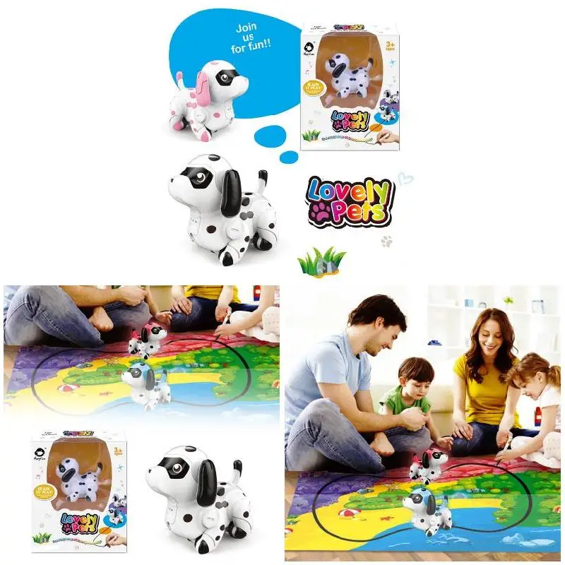 

Drawn Line Magic Pet Toys Pen Inductive Color Change Dog Map Auto Selfie Run Follow Black Track Children Gift NSV775