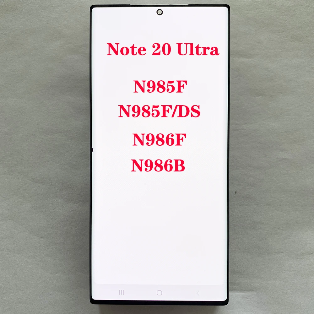 Kup SUPER AMOLED Do Samsung Note 20 Ultra 5G Wyświetlacz LCD Z Ramką SM-N985F N985F/DS N986F N986B Ekran Dotykowy Digitizer Naprawa LCD Ceny SUPER AMOLED Do Samsung Note 20 Ultra 5G Wyświetlacz LCD Z Ramką SM-N985F N985F/DS N986F N986B Ekran Dotykowy Digitizer Naprawa LCD