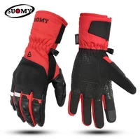motorcycle gloves waterproof winter moto gloves thermal fleece lined winter touch screen non slip motorbike riding gloves