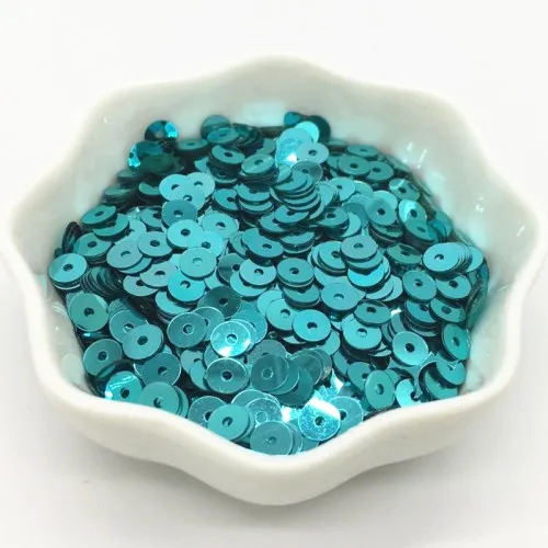 Light blue 3 мм 4 мм 5 мм 6 мм плоский круглый ПВХ свободные Блестки блестка шитье ремесло для свадебного украшения одежды платье колпачки для обуви DIY аксессуары - Цвет: Light blue