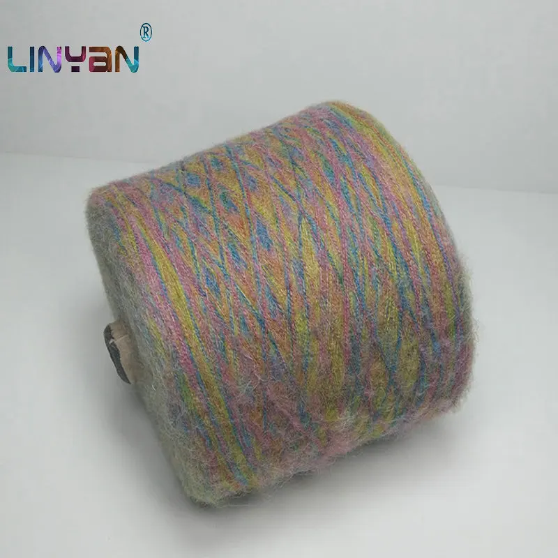 70% Ангорская шерсть вязание крючком шерстяная линия из шерсти мохеровая нить lanas