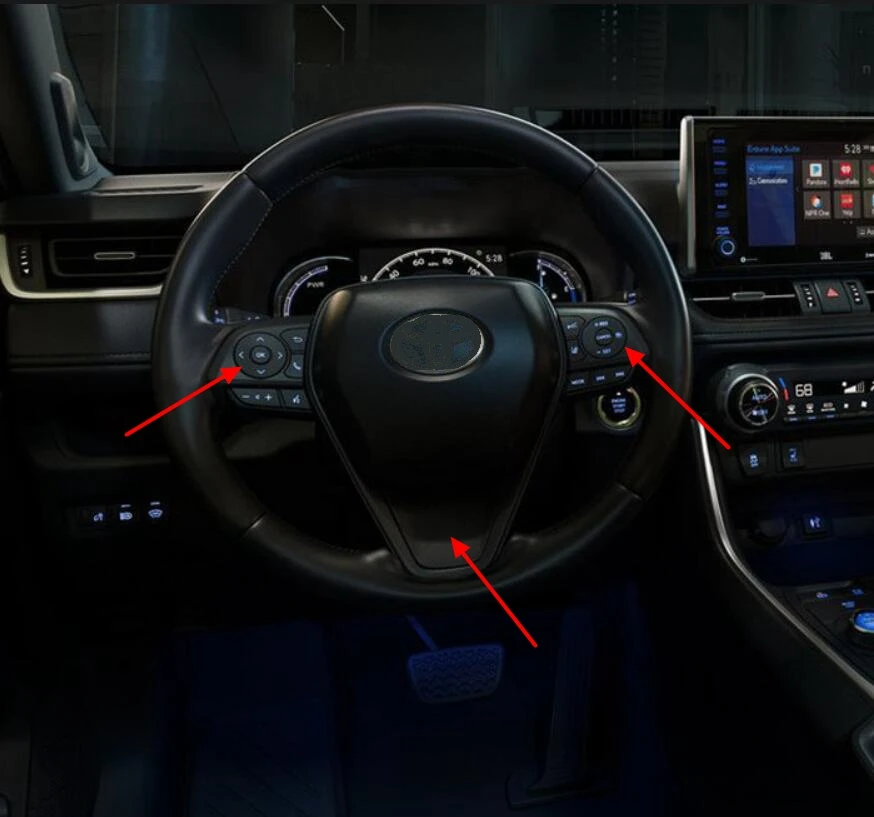 3 шт. автомобильные аксессуары для TOYOTA RAV4 XA50 2019 2020|Лепнина интерьера| |