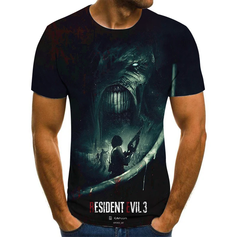 

The latest summer cool top men's loose T-shirt World Of Tanks 3D printing T-shirt casual Harajuku style T-shirt street style