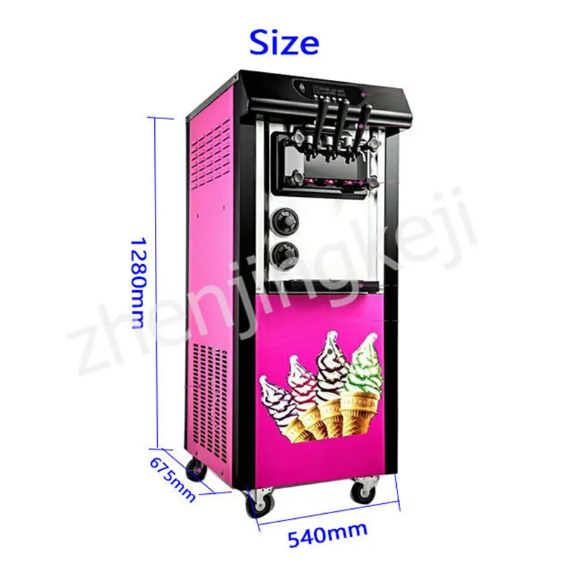 Коммерческая Машина Для Мороженого 220 В автоматическая машина для мягкого