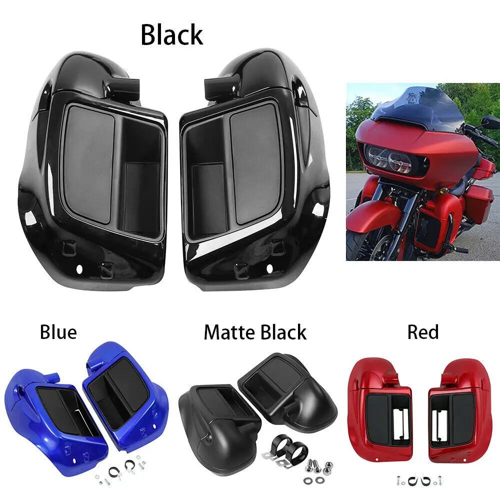 

Motorcycle Lower Vented Fairing Lowers Kit For Harley Touring Road King Electra Glide Street Glide Road Glide 2014-2021 2019 18
