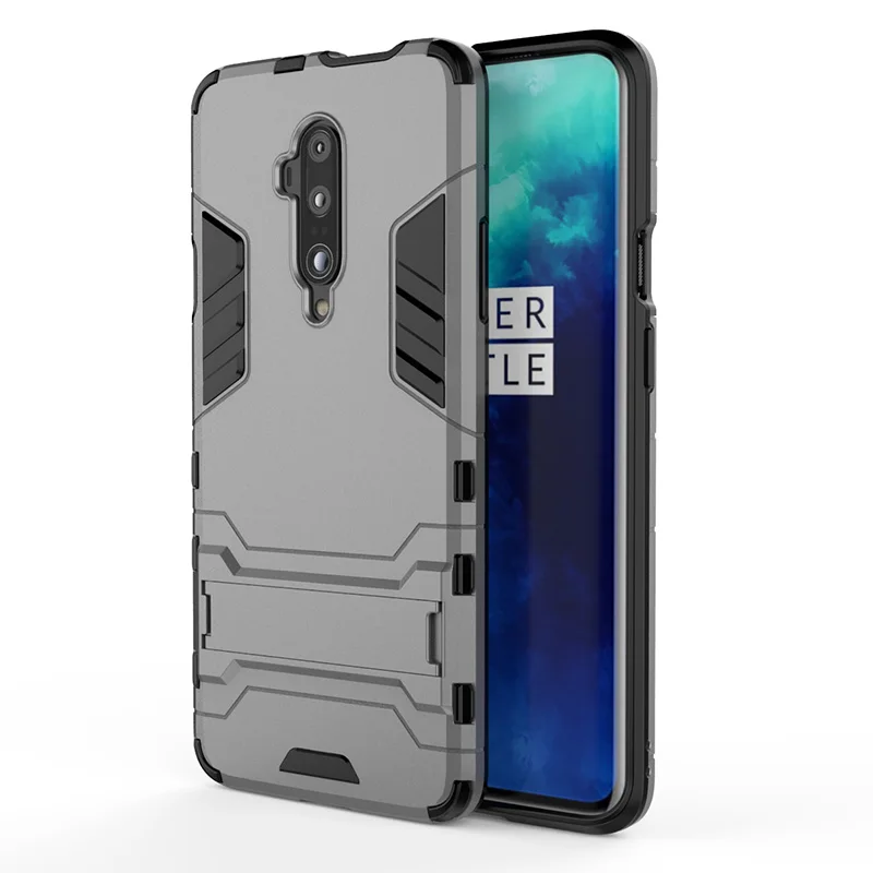 Чехол Beyour Armor для Oneplus 7T Pro чехол в обтяжку гибридный из ТПУ + искусственная