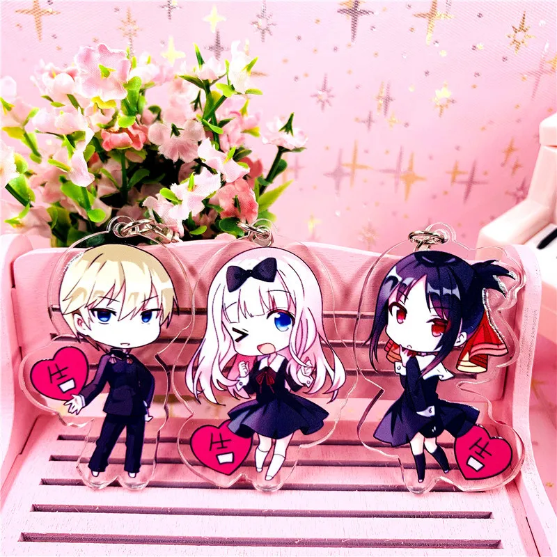 Аниме Kaguya sama Love is War Shinomiya акриловая фигурка брелок Брелок Украшение
