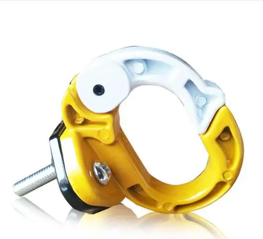 yellow white Передний крючок вешалка для шлема сумки коготь гаджет для Xiaomi Mijia M365 электрический скутер скейтборд инструменты бутылка багаж грузовой перевозчик - Цвет: yellow white