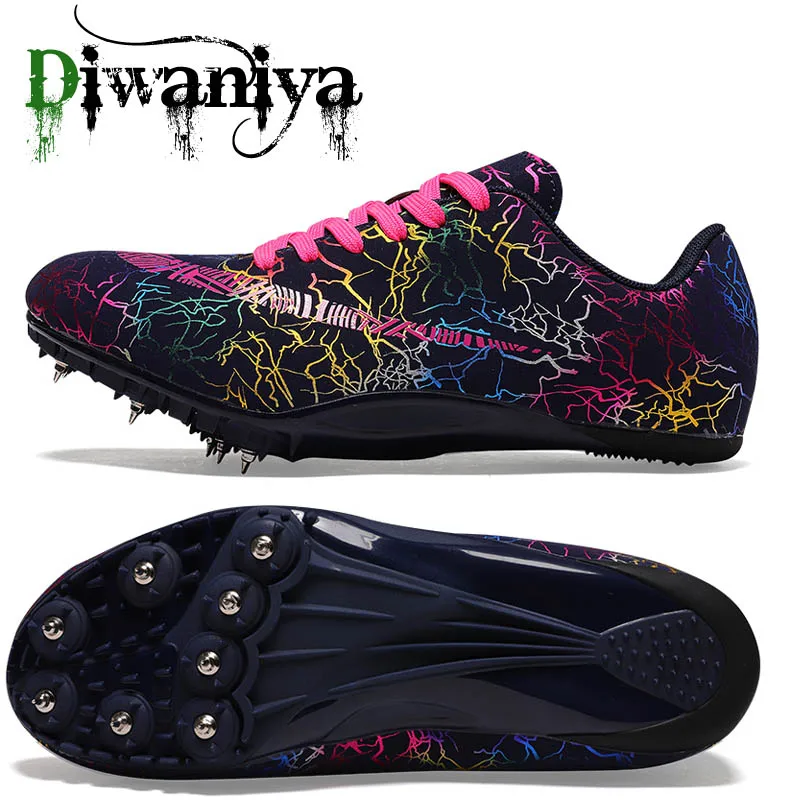 Женские и мужские спортивные кроссовки с шипами Спортивная обувь для легкой