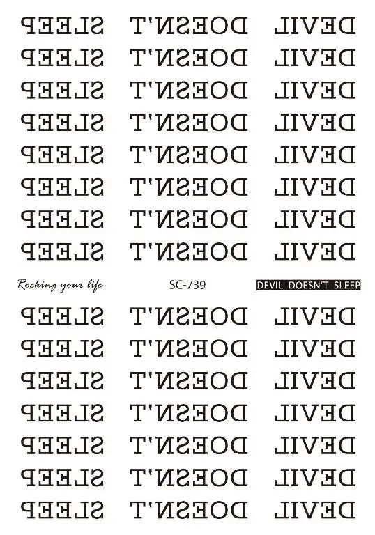 Тату-наклейки Rocooart SC974 для мужчин и женщин Переводные временные татуировки с