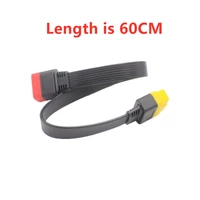 car obdii scanner extension cable 16 pin male to female obd2 connector 16pin diagnostic tool elm327 obd2 extended 60cm cable