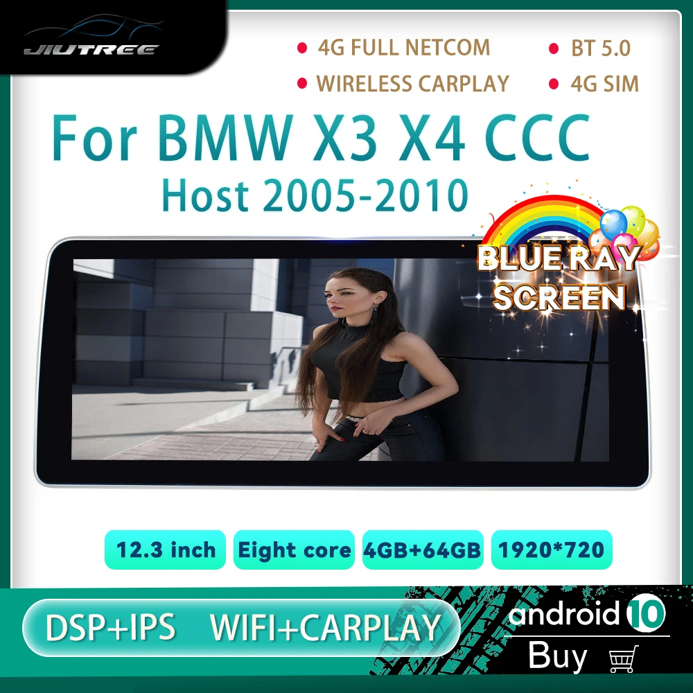 

Android 10 car radio 2din For BMW X3 X4 2005-2010 CCC Host car multimedia DVD player Stereo receiver GPS navigator Head Unit