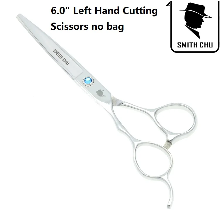 6,0 дюймов Smith Chu Salon ножницы для волос для левшей, Набор японских парикмахерских ножниц для стрижки и истончения, машинка для стрижки волос LZS0041 - Цвет: LZS0042 no bag 60