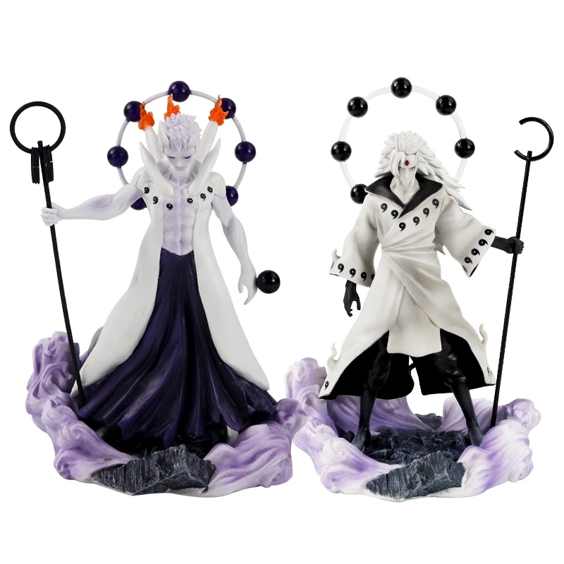 Экшн фигурка Аниме Наруто шипудэн 27 см Мадара Учиха Обито рикуду сеннин режим с