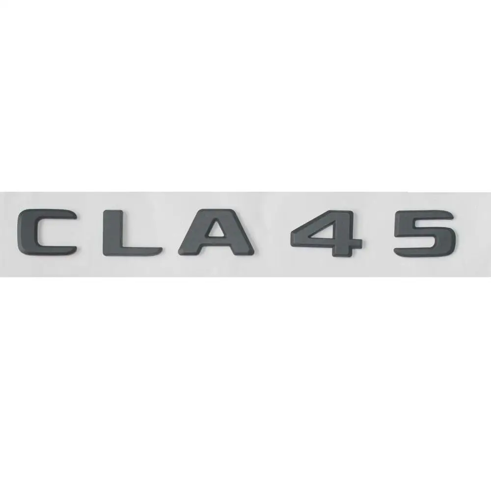 Черный багажник буквы номер CLA 45 эмблемы значки для Mercedes Benz CLA45
