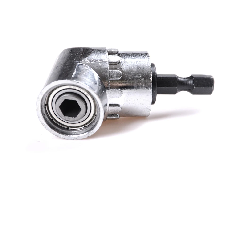 

105 Degree Angle Extension Right Driver Drilling Shank Screwdriver Magnetic 1/4 Inch Hex Drill Bit Socket Holder Adaptor Sleeve