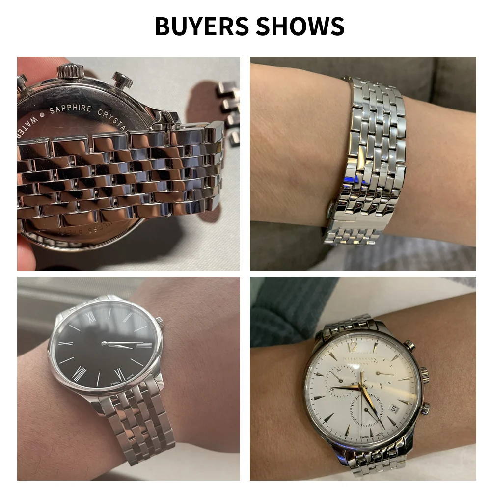 Ремешок из нержавеющей стали для часов Tissot 1853 T063 T063617 T063637 T063639A | Наручные часы