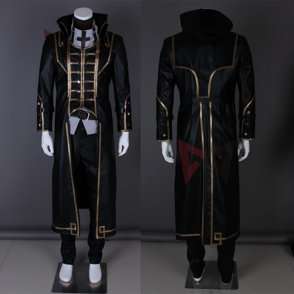 MMGG Новинка Dishonored Косплей Корво костюм кожаное пальто брюки Хэллоуин игровой набор аниме индивидуальный размер для мужчин