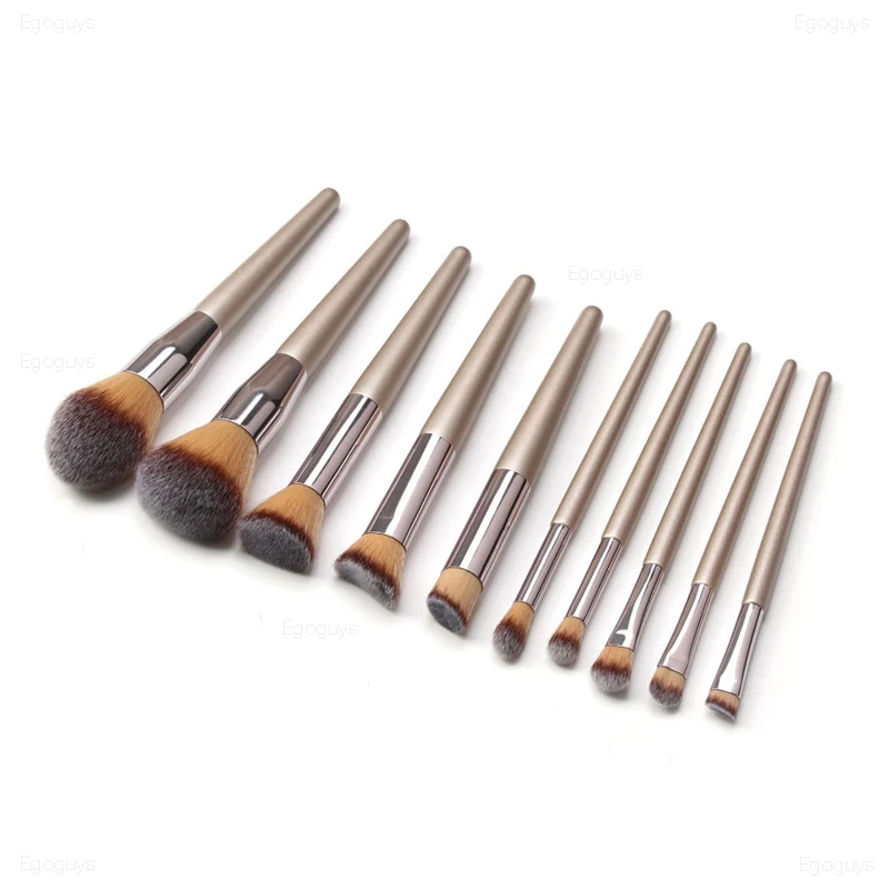 1pc Champagne Gold Makeup Brushes Eyeshadow Blending Foundation Powder Eyeliner Eyelash Lip Brush Concealer Cosmetic Beauty Tips | Красота и