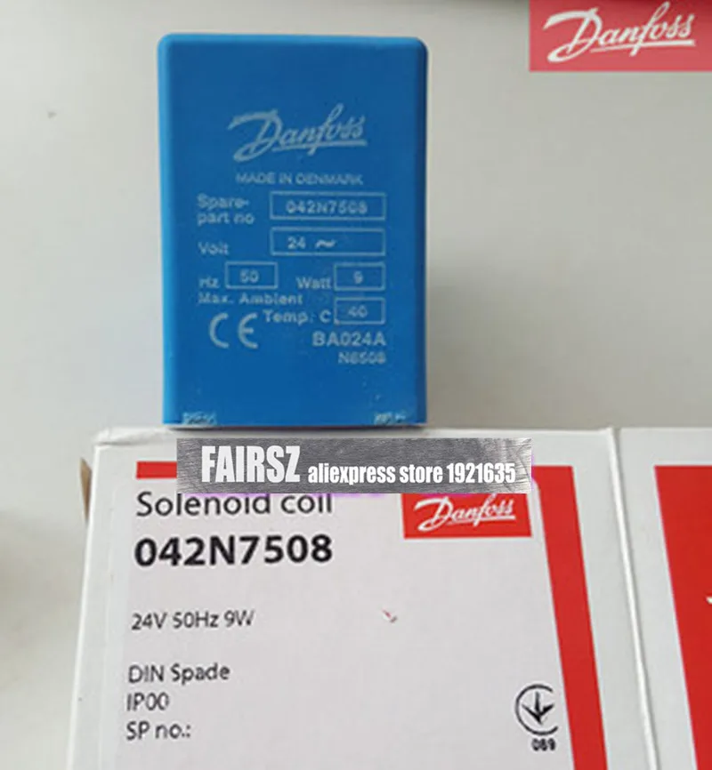Оригинальная катушка соленоидного клапана Danfoss 042N7508 | Безопасность и защита