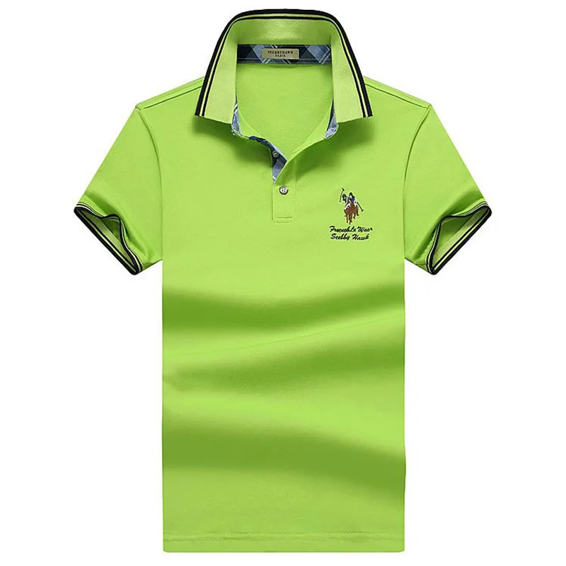 

2021 Summer New Men's POLO Shirt Business Short-Sleeved Golf Men's T-Shirt Short-Sleeved Group Suit Customization
