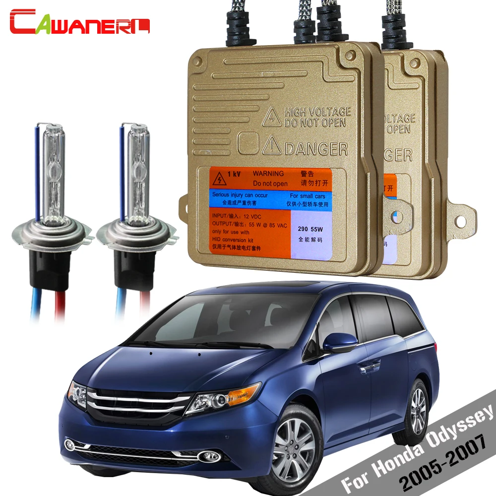 Cawanerl 55W фары для автомобилей Canbus балласт лампы Honda Odyssey 2005 2007 Нет Ошибка HID Xenon