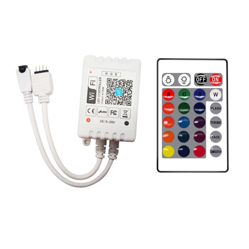 DC5V 12V 24V RGB светодиодный контроллер Wi Fi для 5050 2835 полосы Magic Home|Контролеры RGB| |