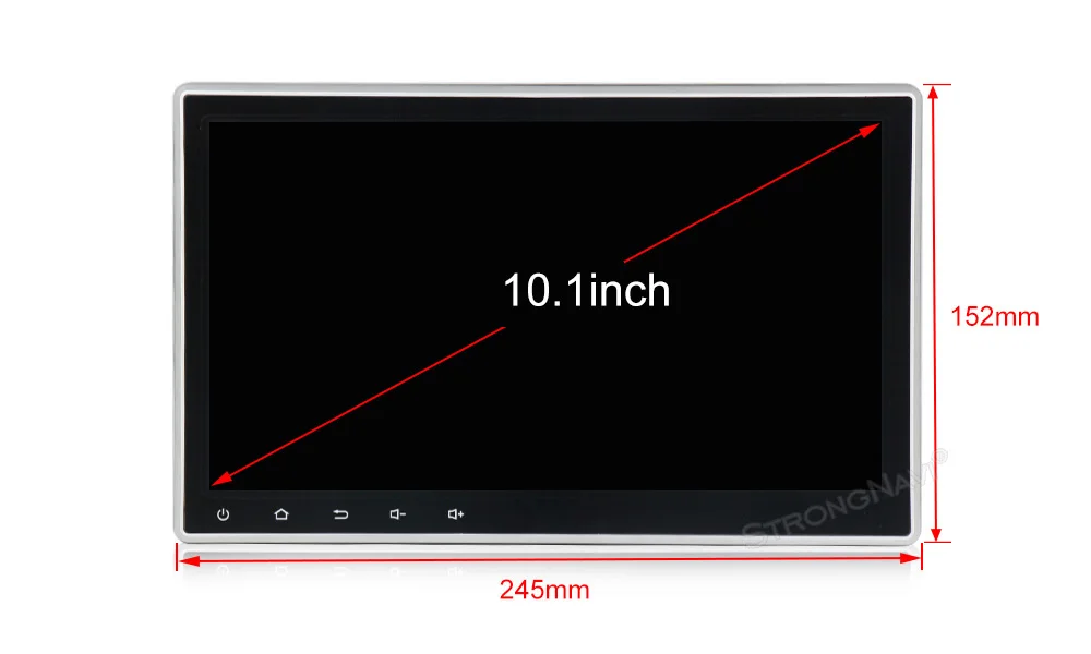 10,1 ''2 Din Универсальный Android 9,0 PX5 автомобильный dvd-плеер для 2din универсальный радио gps Навигация BT головное устройство 4G+ 64G ips DSP