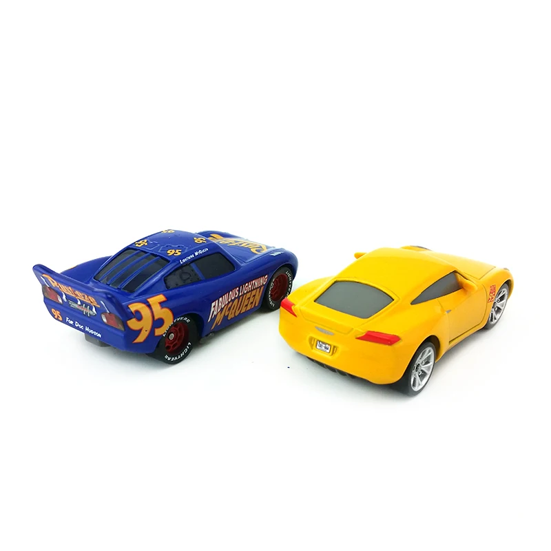 Disney Pixar Cars 3 сказочная молния Mcqueen & Cruz Ramirez 1:55 литье под давлением мета модель