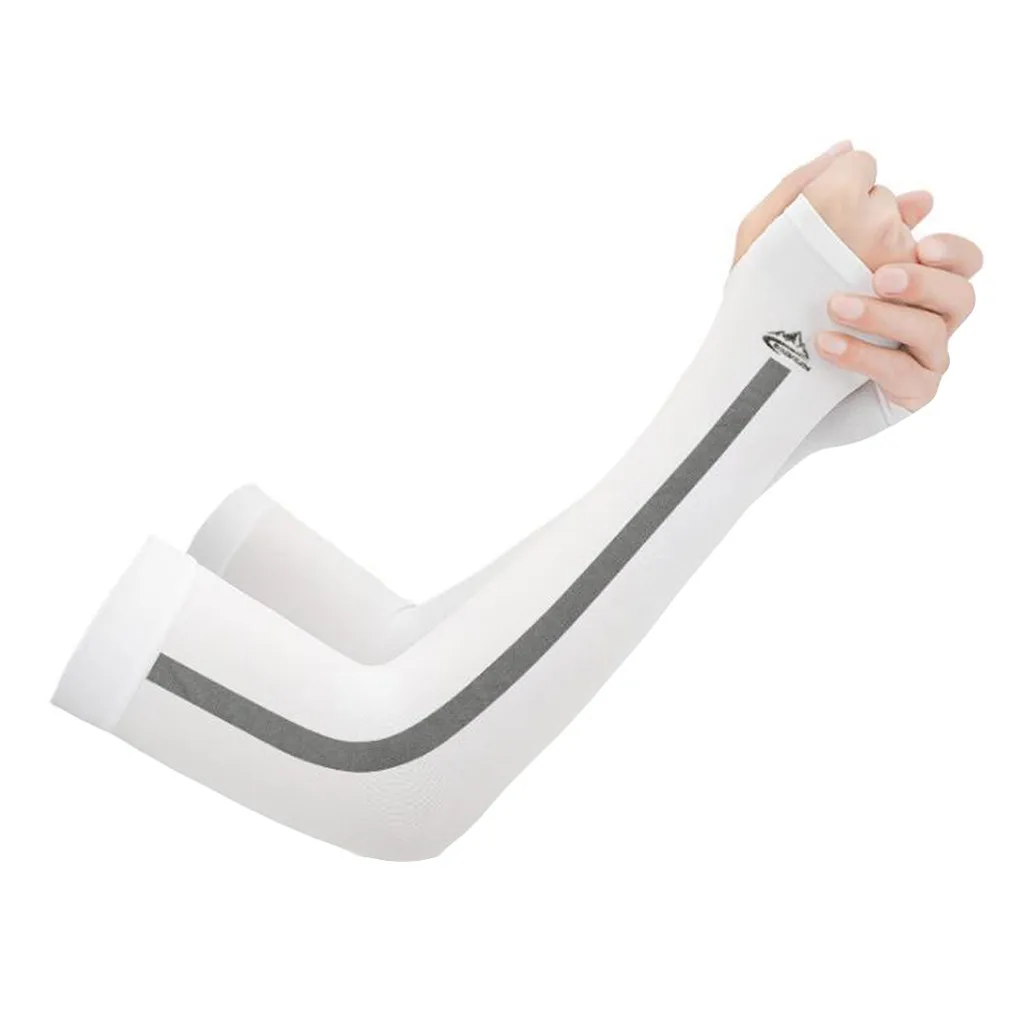 

Unisex Sport Arm Sleeves Glovers Women Men Sun Protect Basketball Sunscreen Riding Sleeves