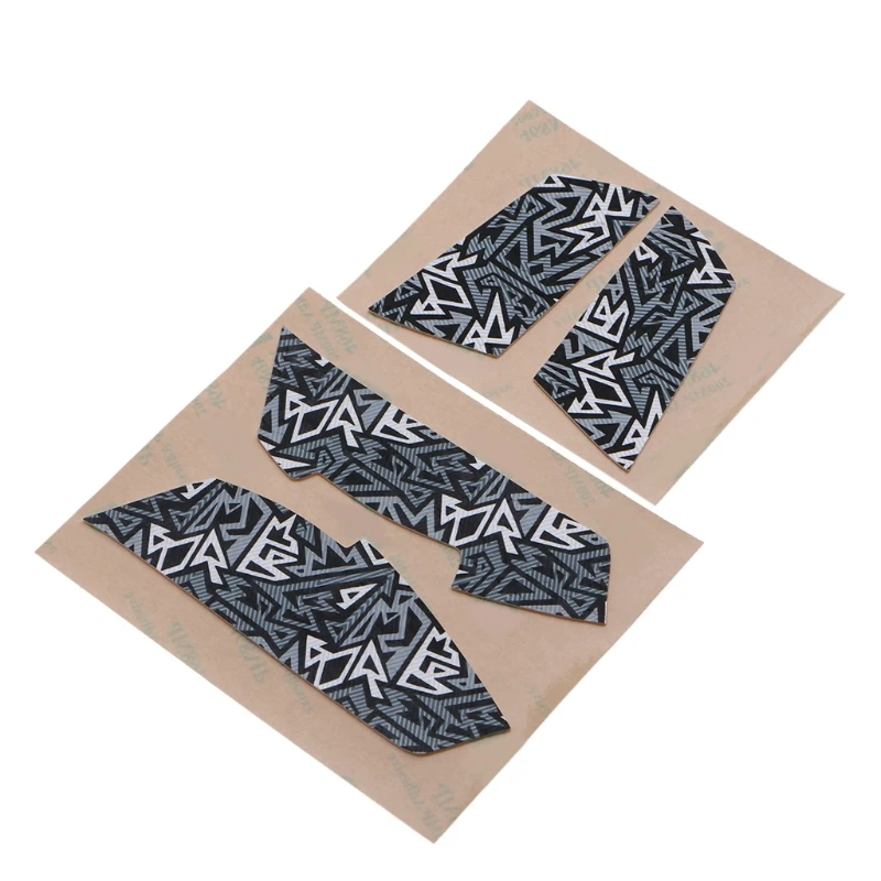 

Original Hotline Games Mouse Skates Side Stickers Sweat Resistant Anti-slip Grip Tape for logitech G102 G304 [Ice Peak]