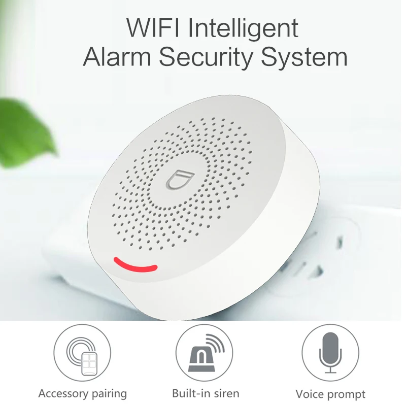 ZSWKD Tuya Wifi беспроводной доступ в Интернет будильник и Системы Наборы Беспроводной