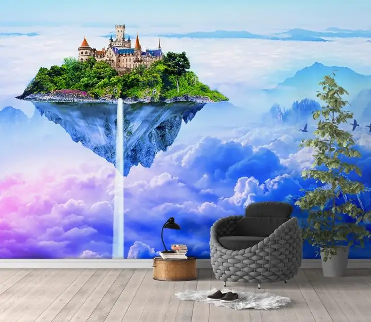 

Пользовательский новый домашний Декор 3D обои облака фото обои Современная 3D гостиная спальня 3D фоновая стена