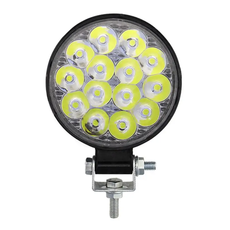 

P82B 2500lm 42W Round LED Work Light Spotlight LED Light Bar For 4x4 Offroad ATV Fog Lights