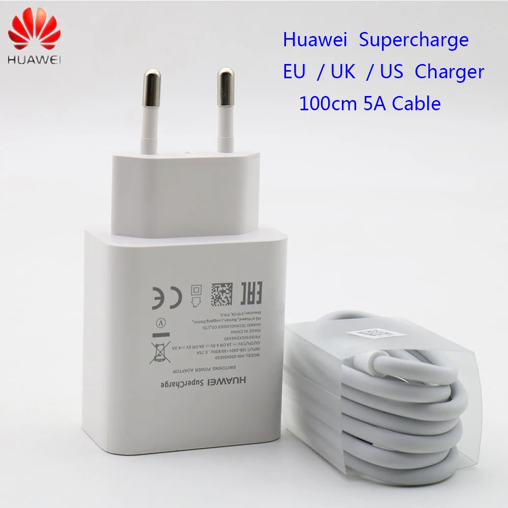 Настенное зарядное устройство USB huawei для путешествий SuperCharge Fast 100% оригинал 5V4. 5A 5А
