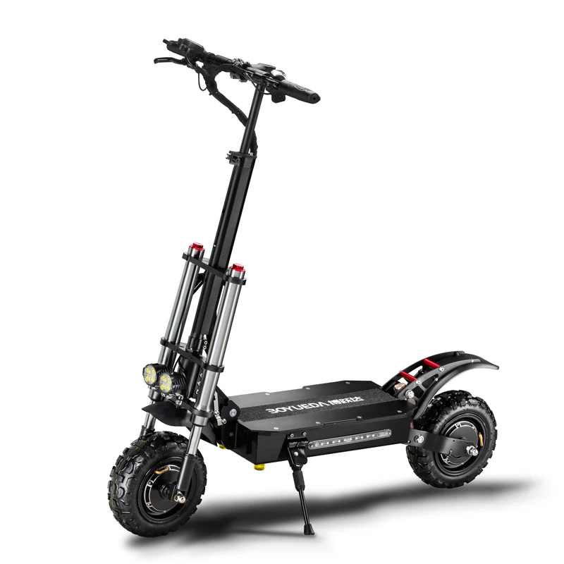 Günstig Freies Verschiffen 11 Zoll 60V5400W Elektrische Roller Erwachsene Hohe Geschwindigkeit Off-Road Dual Stick Klapp Elektrische Fahrzeug