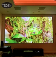 home cinema ust alr screen 150inch wall mounted fixed frame pet alr projection screen for ultra short throw vava 4k projector
