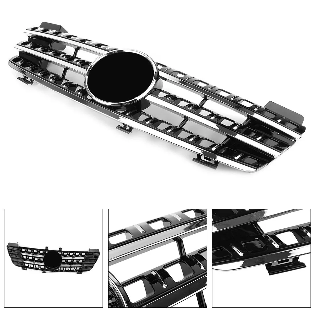 Передняя решетка капота автомобиля верхняя из абс-пластика с 3 плавниками для