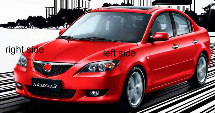 Корпус фары абажур фары крышка лампы фары стеклянный корпус для Mazda 3 M3(седан) 2006-2012