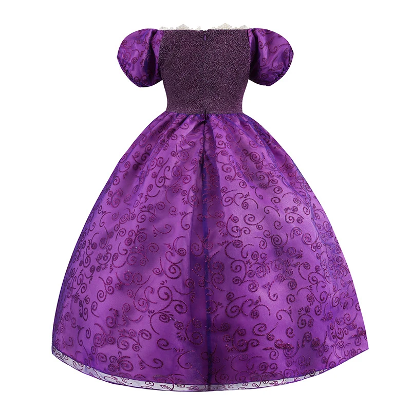 Костюм принцессы Рапунцель спутанный с париком аксессуары София Одежда для