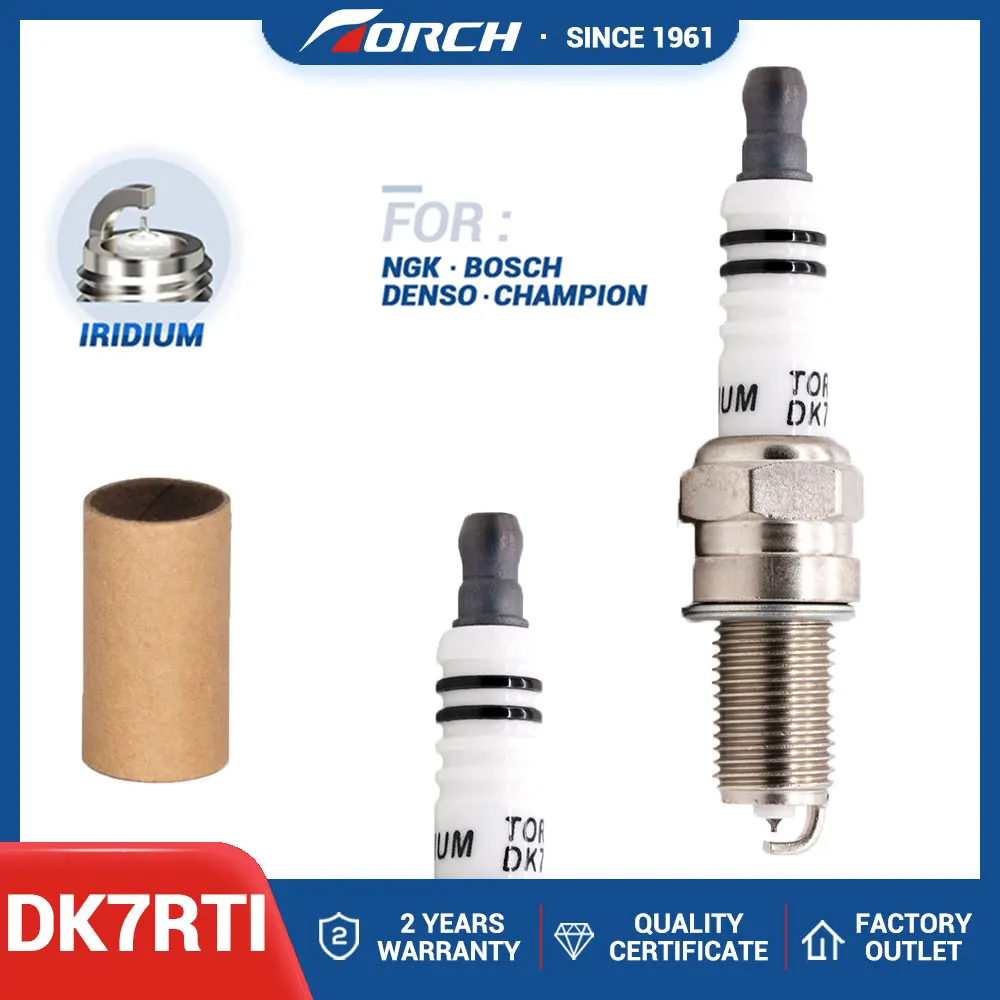 

Hot Sale High Quality Motorcycle Spark Parts Torch Iridium Spark Plug DK7RTI for DCPR7EIX for 1999-2016 Harley Davidson Twin Cam