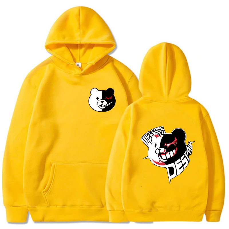 Модная забавная Аниме Толстовка с капюшоном Danganronpa героями мультфильмов Harajuku