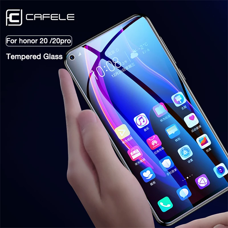 CAFELE Защитная пленка для экрана для huawei honor 20 pro 10 9 P30 P20 pro из закаленного стекла 2.5D ультратонкая защитная пленка