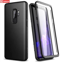 luxury 360 full protect case for samsung galaxy s9 s10 s10e note 9 note 10 plus case for samsung s20 plus ultra cover with film