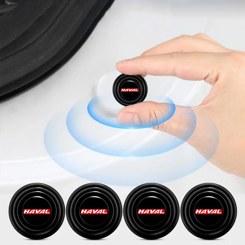 

4Pcs Car Shock Absorber Pad Mute Silicone Sticker Pad Supplies For Haval H6 Car Key Cover M6 H2S H4 H7 H5 8 9 1 F5 F7X 7 Styling