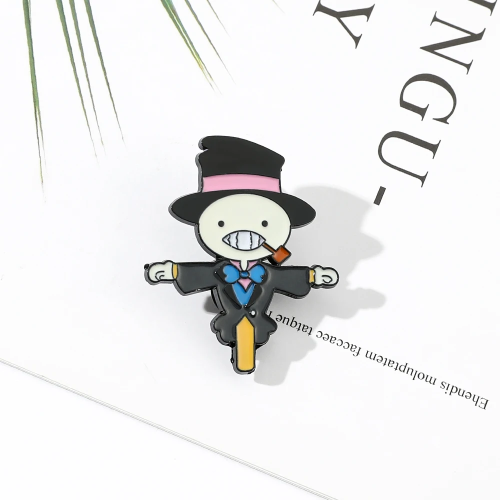 Броши в виде движущегося замка из аниме Howl милые Мультяшные булавки пятнистого