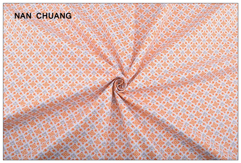 Nanchuang 8 шт./лот цветы саржевая хлопчатобумажная ткань Лоскутная Ткань для рукоделия Швейные материалы для детей 20x25 см